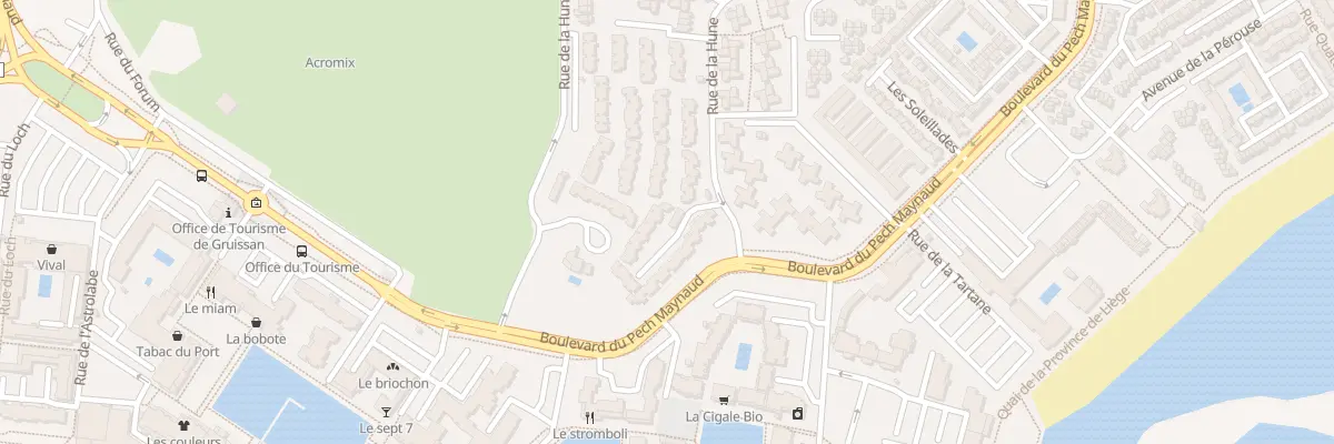 Plan du 136 Rue de la Hune à Gruissan