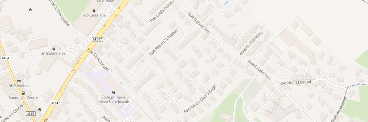 Plan du 11 Av du Clair Village à Bondues