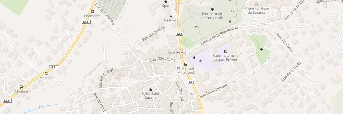 Plan du 6 Rue Cote Blatin à Romagnat