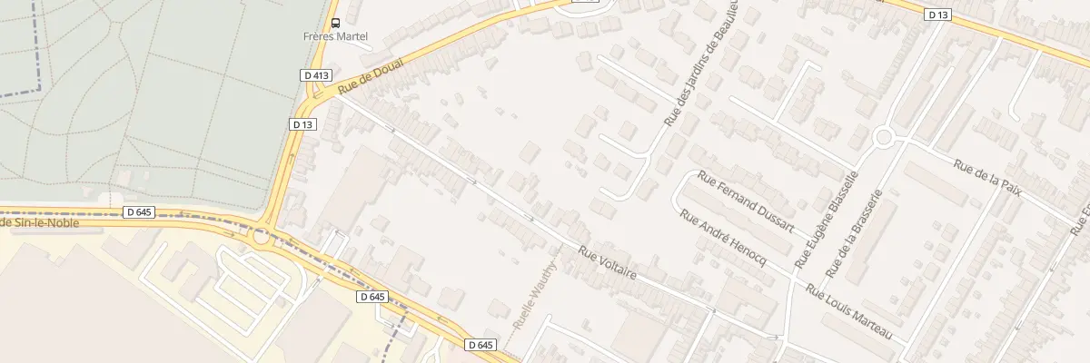 Plan du 648 Rue Voltaire à Sin-le-Noble