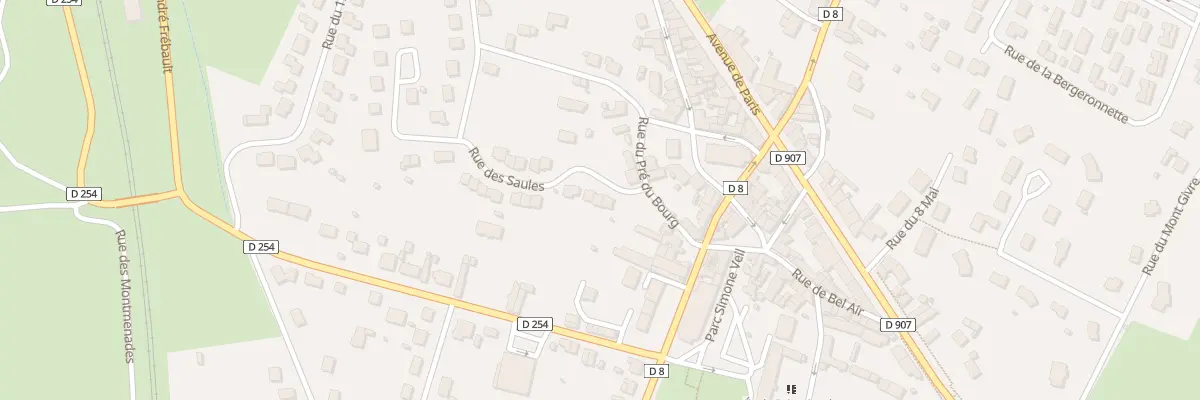 Plan du 31 Rue des Saules à Pougues-les-Eaux
