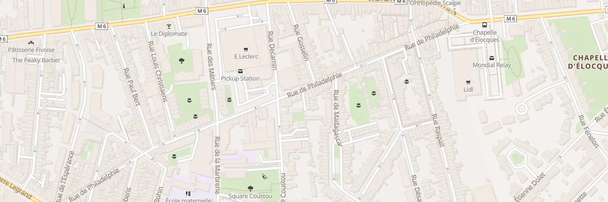 Plan du 102B Rue de Philadelphie à Lille