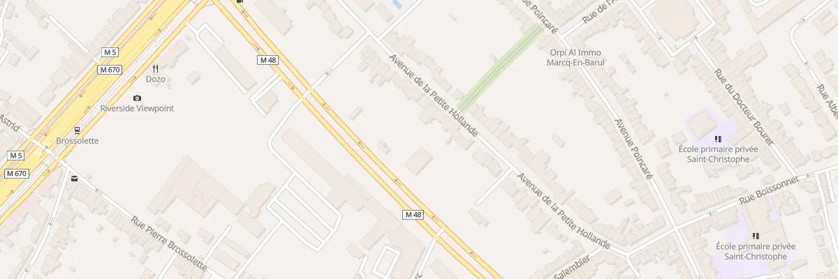 Plan du 40 Rue de la Petite Hollande à Marcq-en-Barœul