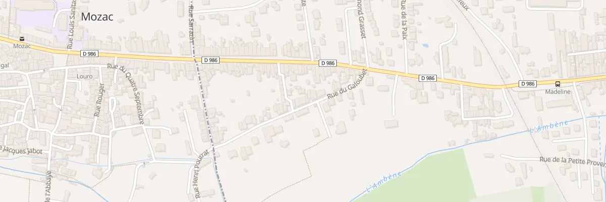 Plan du 21 Rue du Galoubet à Riom