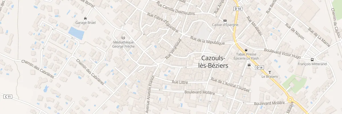 Plan du 29 Rue Vergniaud à Cazouls-lès-Béziers