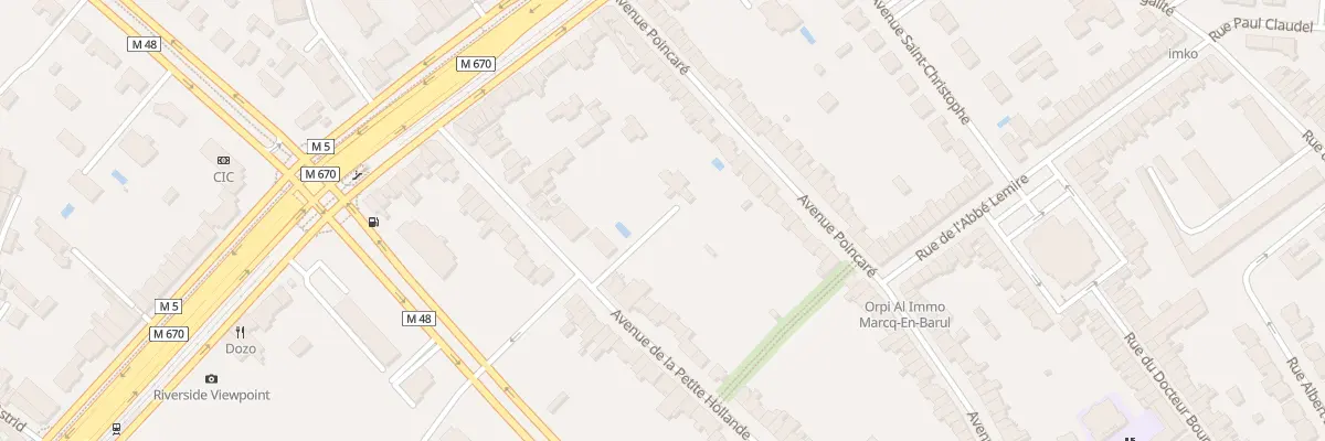 Plan du 17 Rue de la Petite Hollande à Marcq-en-Barœul