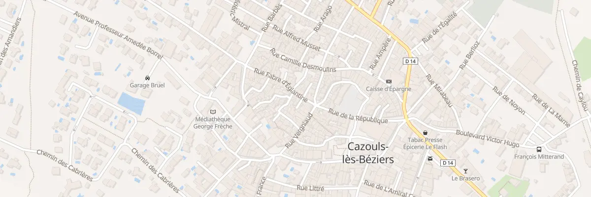 Plan du 11 Rue F d’Eglantine à Cazouls-lès-Béziers