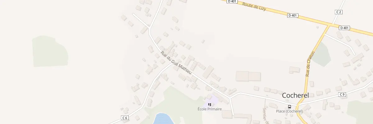 Plan du 16 Rue du Gué Mathieu à Cocherel