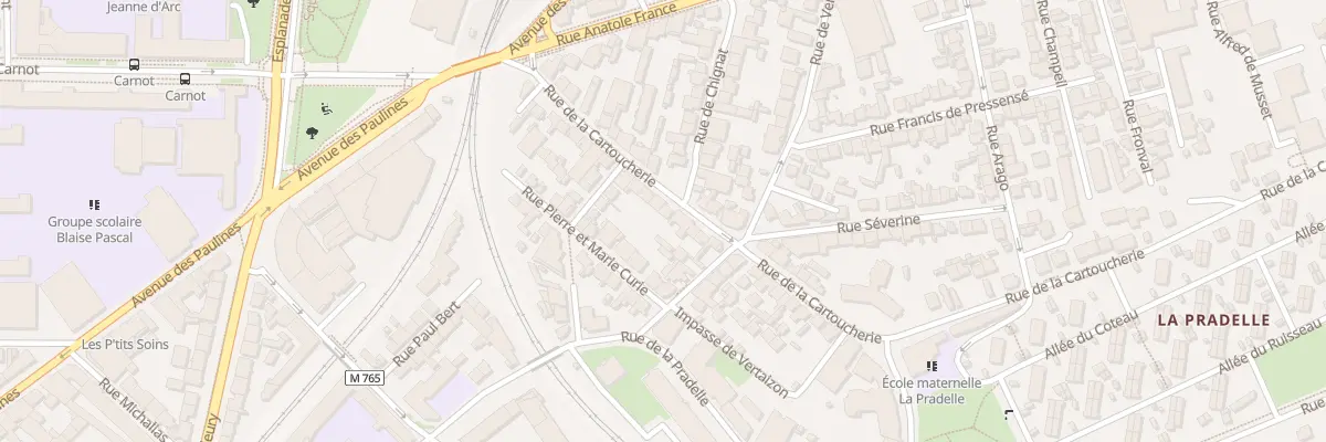 Plan du 28 Rue de la Cartoucherie à Clermont-Ferrand