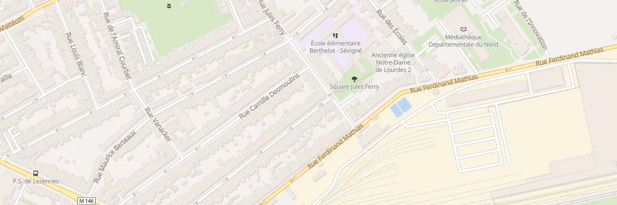 Plan du 115 Rue Ghesquières à Lille