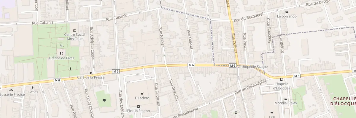 Plan du 169 Rue de Lannoy à Lille