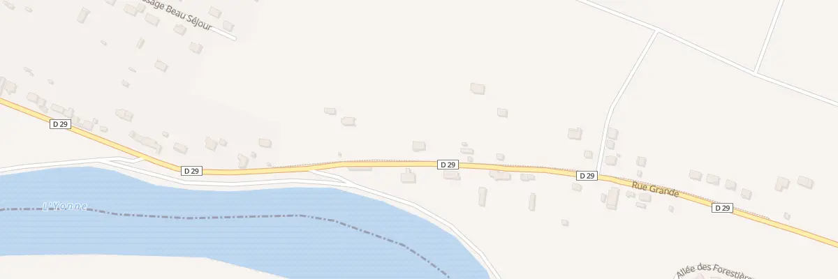 Plan du 59 Rue Grande à Misy-sur-Yonne