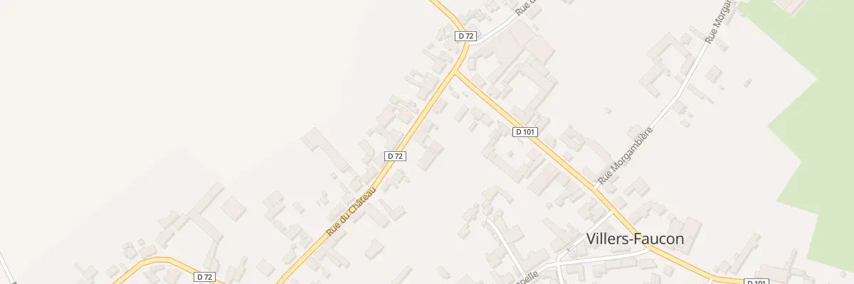 Plan du 16 Rue du Château à Villers-Faucon