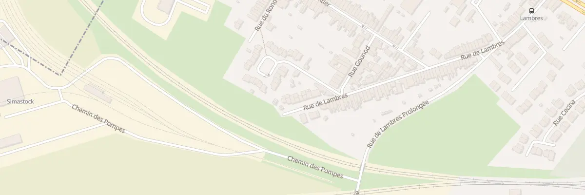 Plan du 446 Rue de Lambres à Sin-le-Noble