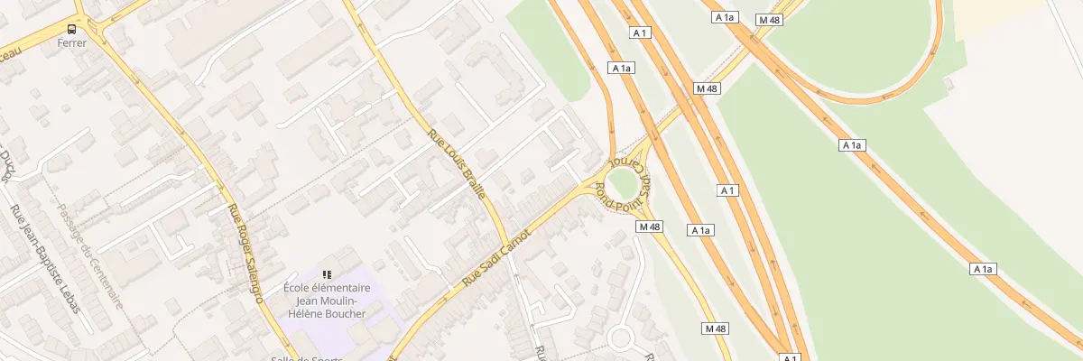 Plan du 85 Rue Sadi Carnot à Ronchin