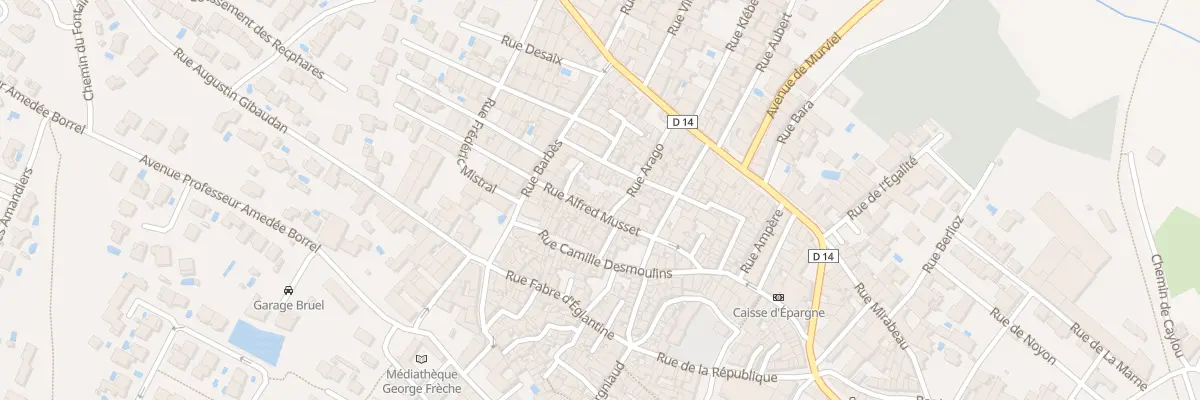 Plan du 9 Rue Alfred de Musset à Cazouls-lès-Béziers