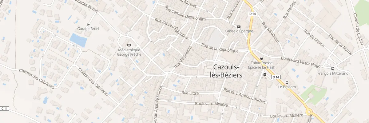 Plan du 27 Rue Vergniaud à Cazouls-lès-Béziers