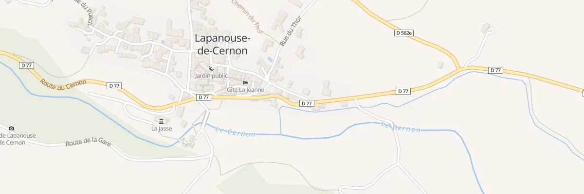 Plan du 5013 Lapanouse de Cernon à Lapanouse-de-Cernon
