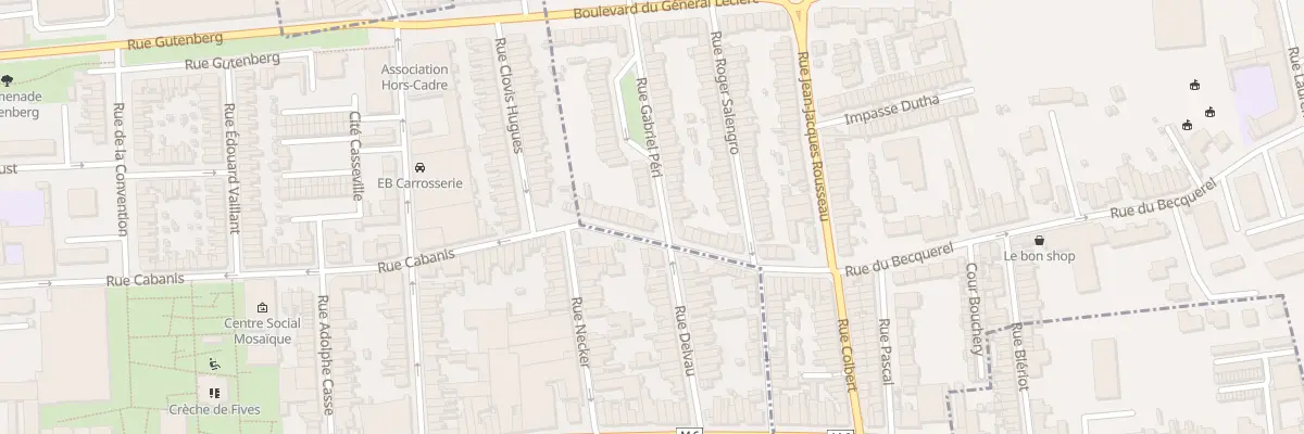 Plan du 40 Rue Gabriel Péri à Mons-en-Barœul