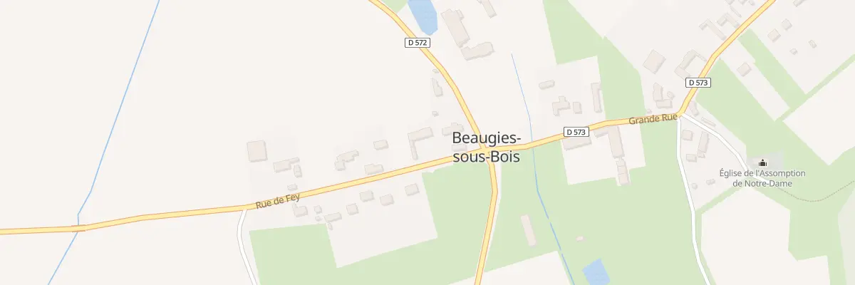 Plan du 60 Rue du Fey à Beaugies-sous-Bois