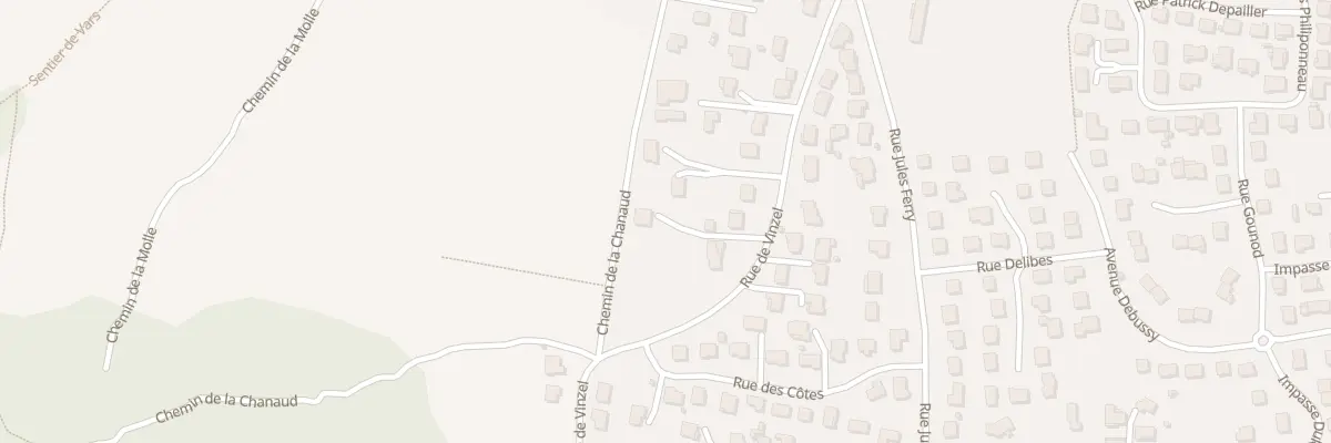 Plan du 28 Rue de Vinzel à Cébazat