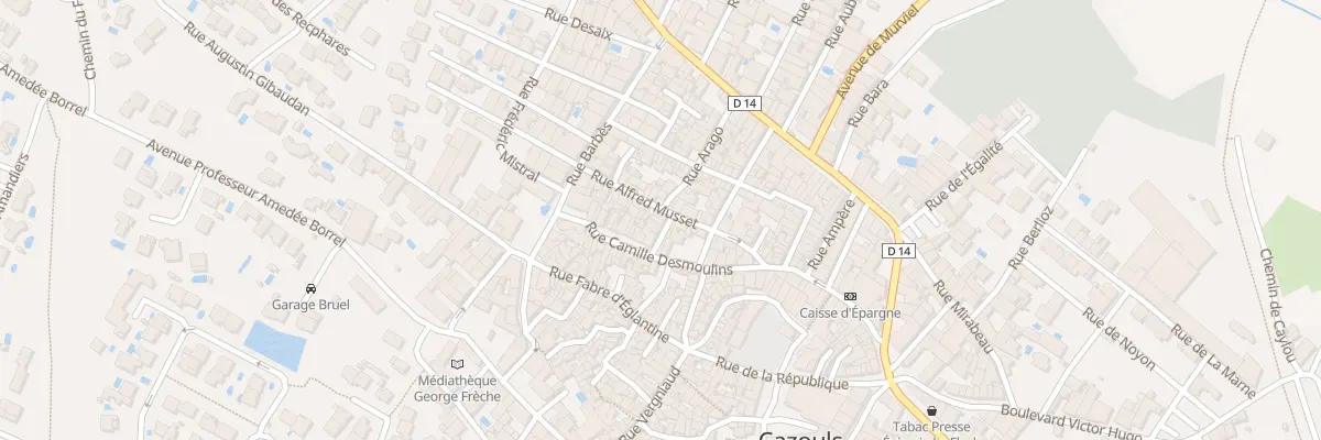 Plan du 3 Rue Laperouse à Cazouls-lès-Béziers