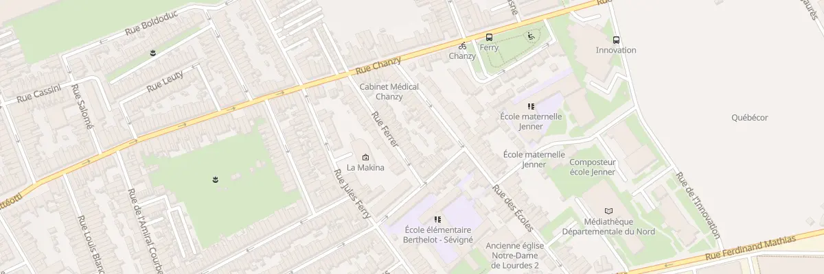 Plan du 29 Rue Ferrer à Lille