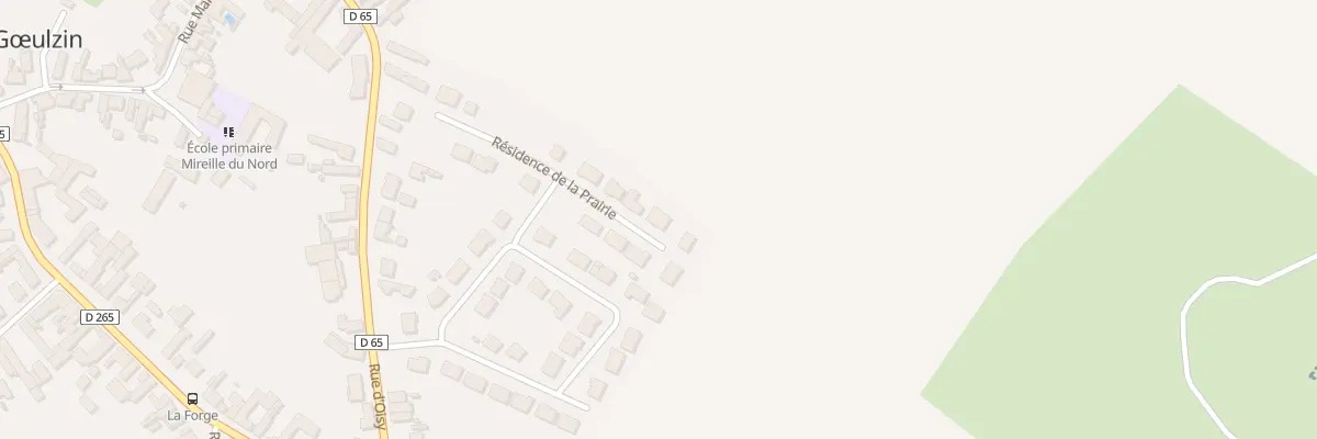 Plan du 392 Rue Résidence de la Prairie à Gœulzin