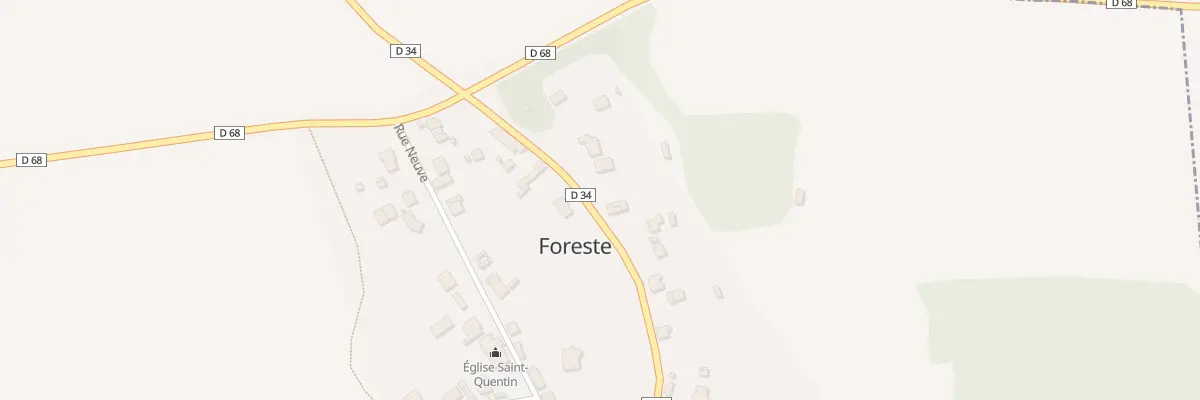 Plan du 8 Rue du Pavé à Foreste