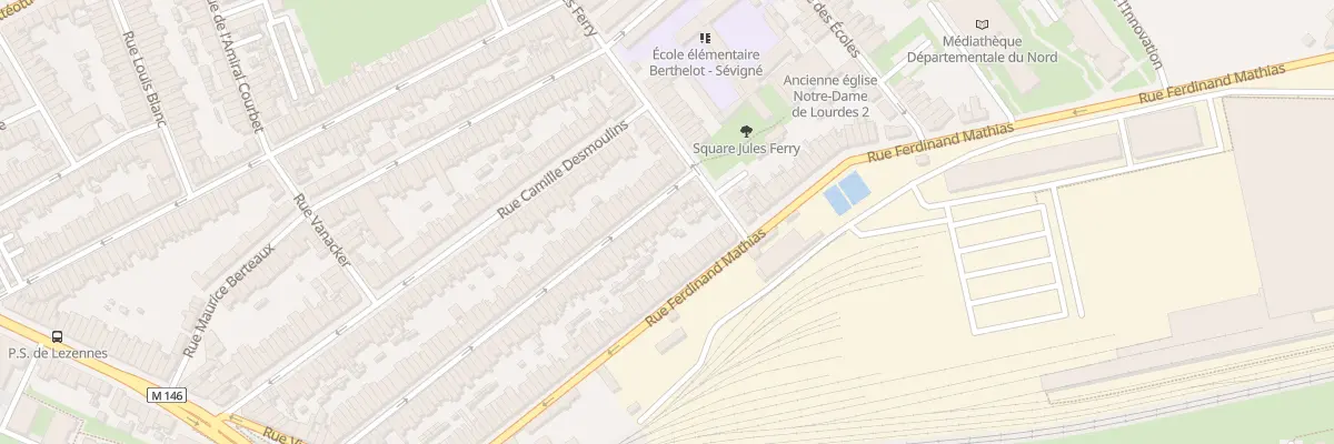 Plan du 106 Rue Ghesquières à Lille