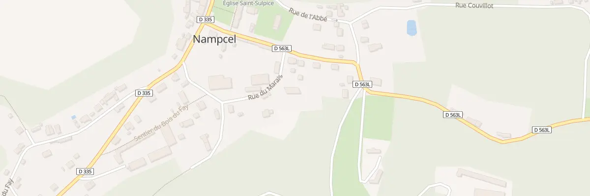 Plan du 1B Rue du Marais à Nampcel