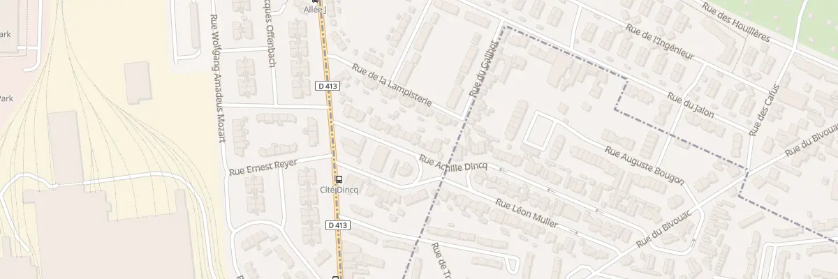 Plan du 17 Rue Achille Dincq à Waziers