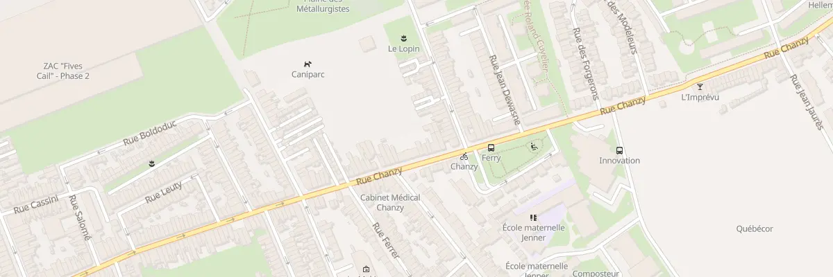 Plan du 114 Rue Chanzy Hellemmes à Lille