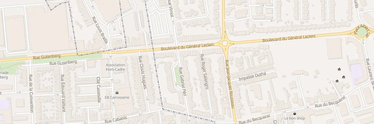 Plan du 1B Rue Gabriel Péri à Mons-en-Barœul