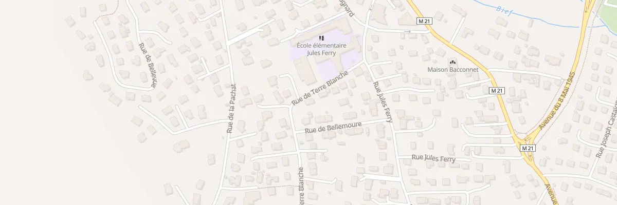 Plan du 9 Rue de Terre Blanche à Cébazat