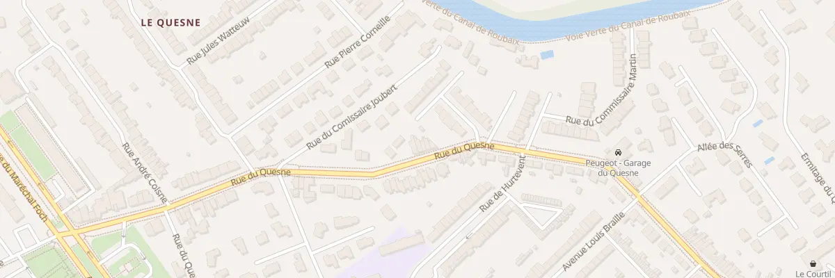 Plan du 99 Rue du Quesne à Marcq-en-Barœul