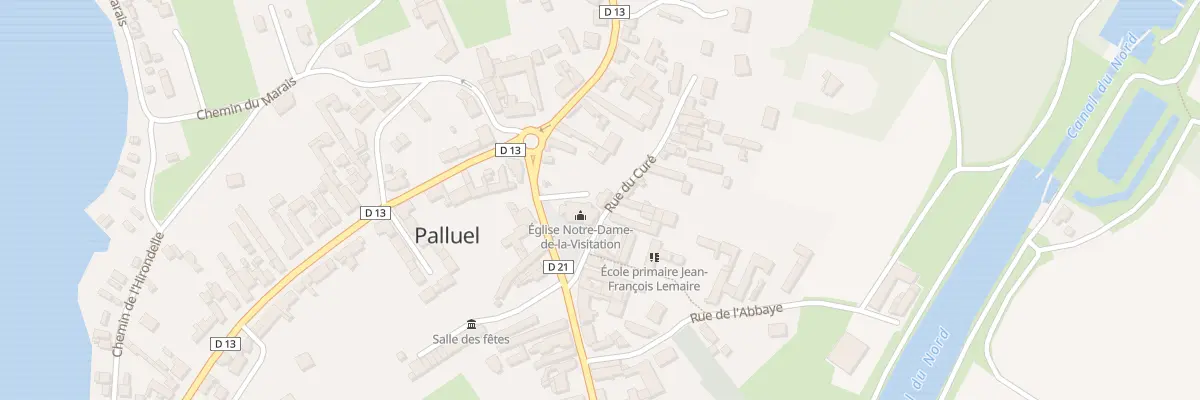 Plan du 1 Rue du Curé à Palluel