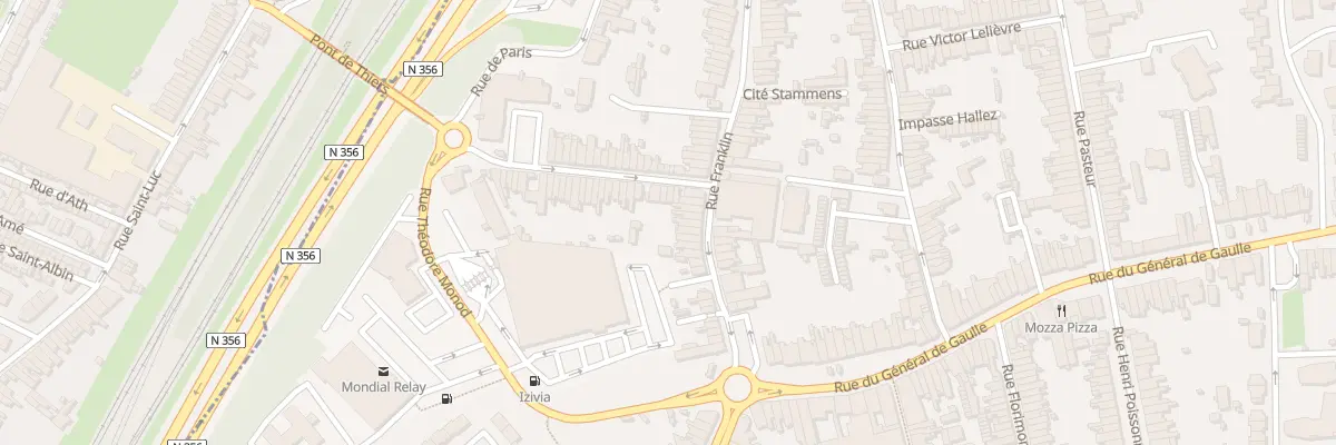 Plan du 39 Rue Franklin à Mons-en-Barœul