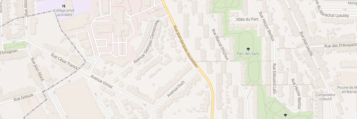 Plan du 32 Rue Jean-Jacques Rousseau à Mons-en-Barœul