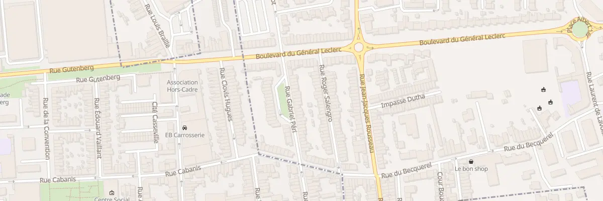 Plan du 15 Rue Gabriel Péri à Mons-en-Barœul