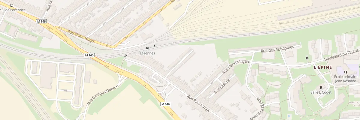 Plan du 43 Rue Paul Kimpe à Lille