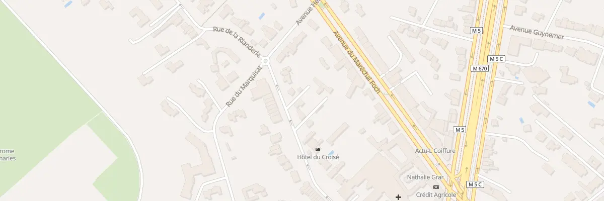 Plan du 181 Rue de la Rianderie à Marcq-en-Barœul