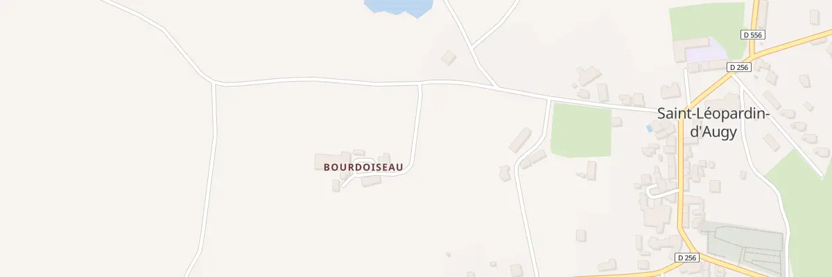 Plan du 5085A Bourdoiseau à Saint-Léopardin-d’Augy