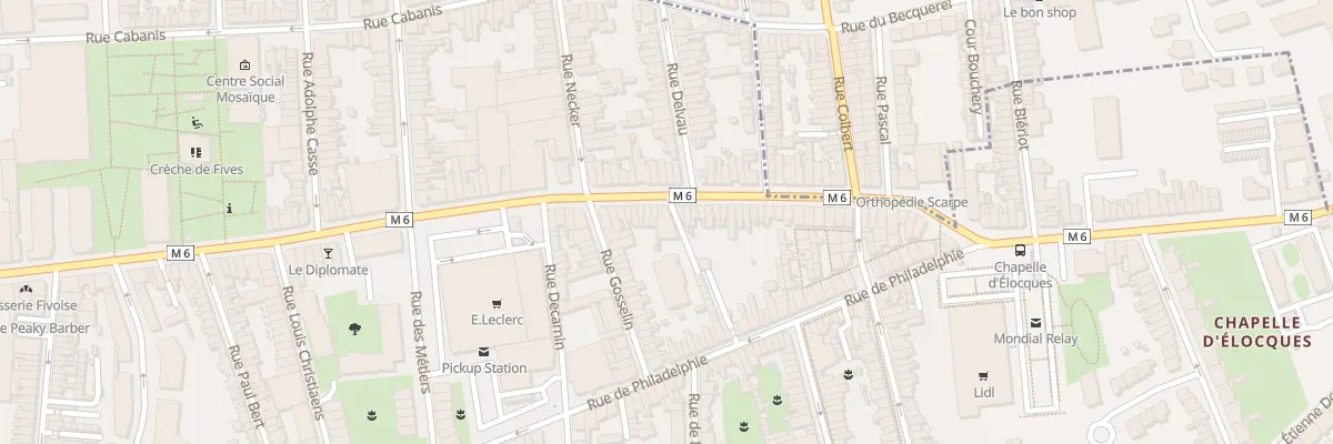 Plan du 126 Rue de Lannoy à Lille