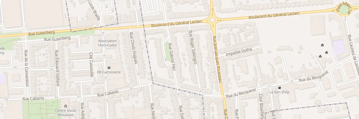 Plan du 23 Rue Gabriel Péri à Mons-en-Barœul