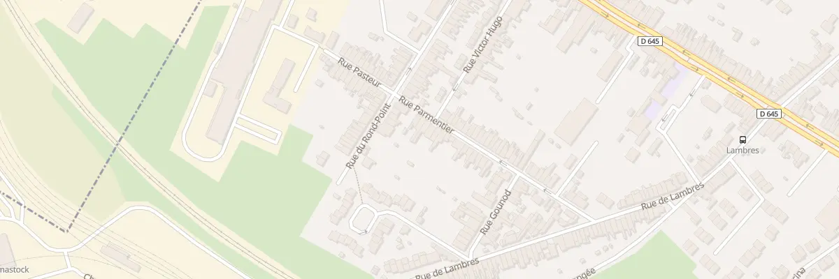 Plan du 205 Rue Parmentier à Sin-le-Noble
