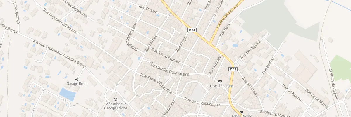 Plan du 19 Rue Alfred de Musset à Cazouls-lès-Béziers