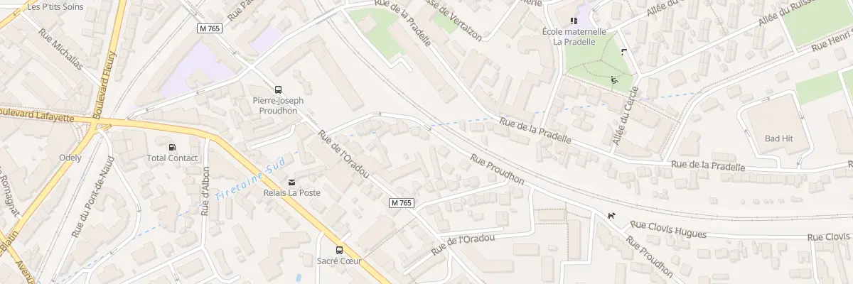 Plan du 16 Rue Proudhon à Clermont-Ferrand