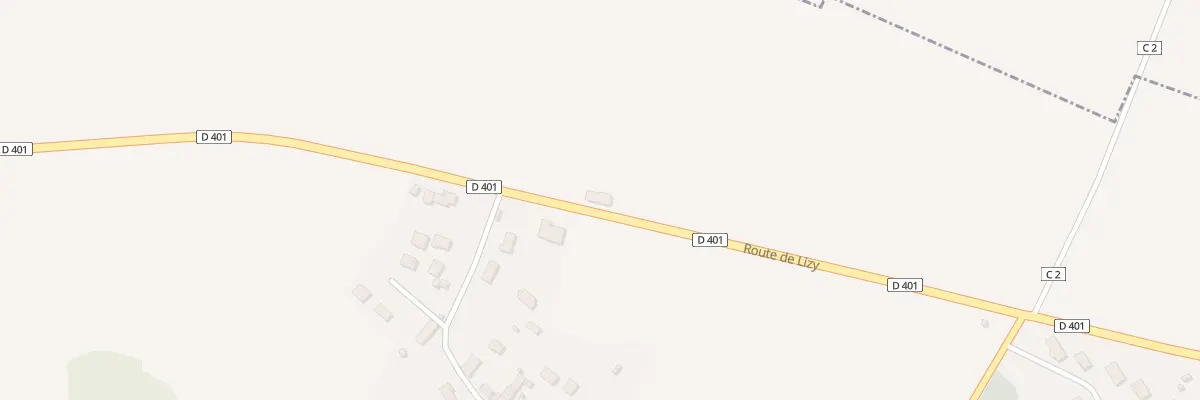 Plan du 1 Rte de Lizy à Cocherel