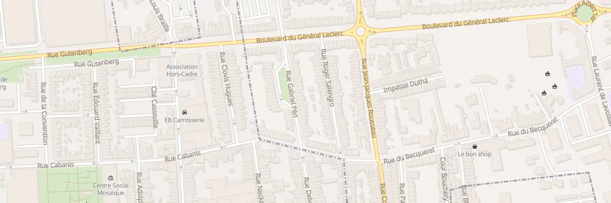 Plan du 25 Rue Gabriel Péri à Mons-en-Barœul